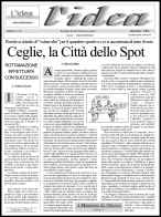 La prima pagina de "l'idea" di Dicembre 2000