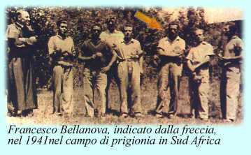 Francesco Bellanova nel campo di prigionia