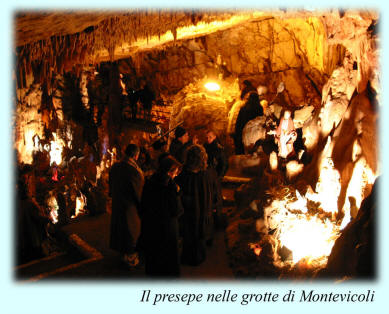 Il presepe nelle grotte di Montevicoli